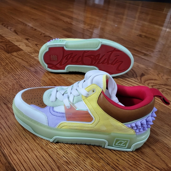 Christian Louboutin Pastel and Red Sneakers - Picture 10 of 10